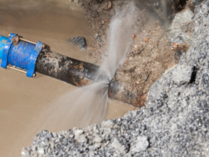 underground water leak slab