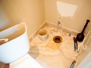 Toilet flange that is too high